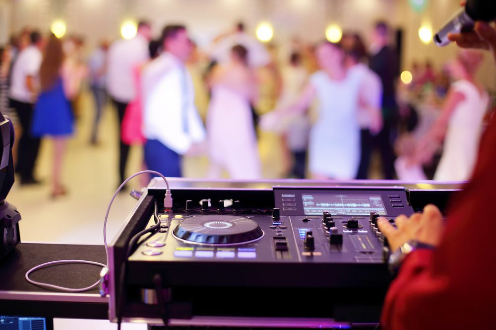 Las Vegas DJ performing live at an event
