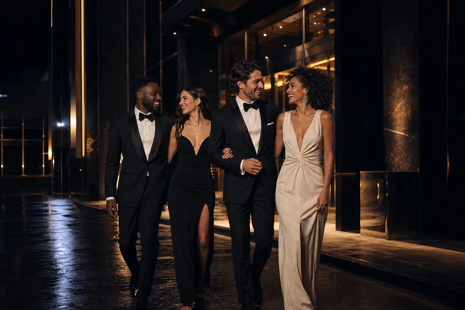 Midnight Gala event website template preview
