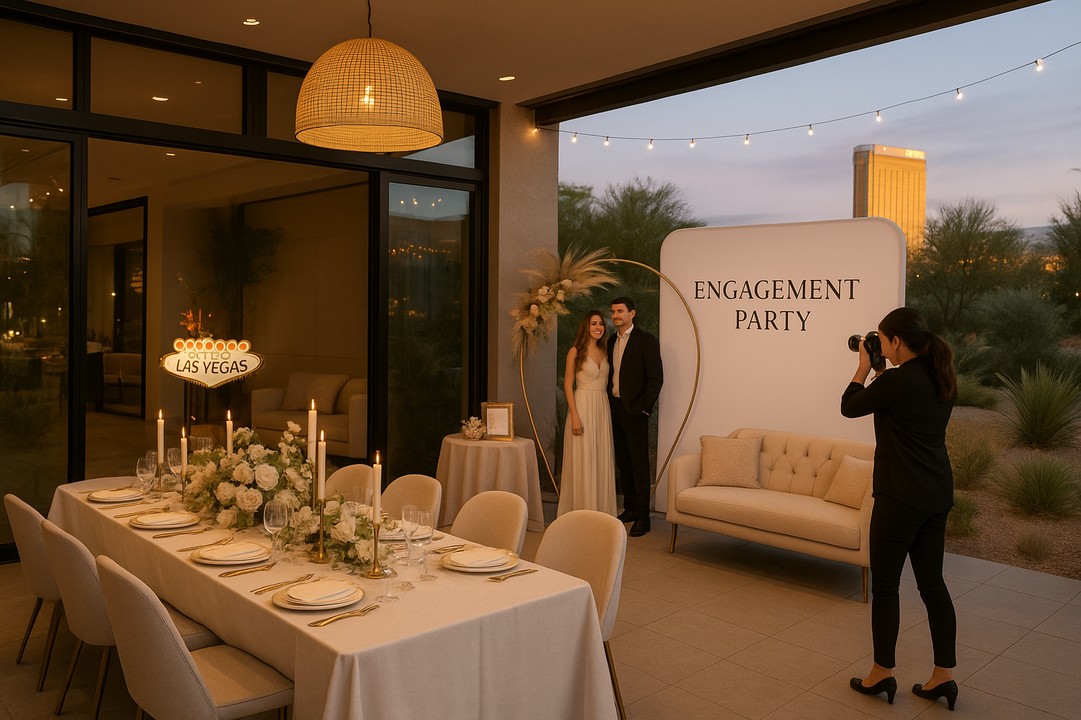 Engagement Party Rentals in Las Vegas: Create a Celebration Worth Remembering