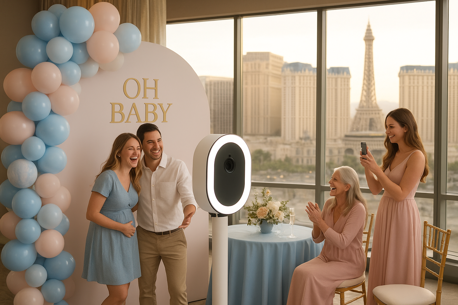 Gender Reveal Photo Booth Las Vegas: A Fun Way to Celebrate