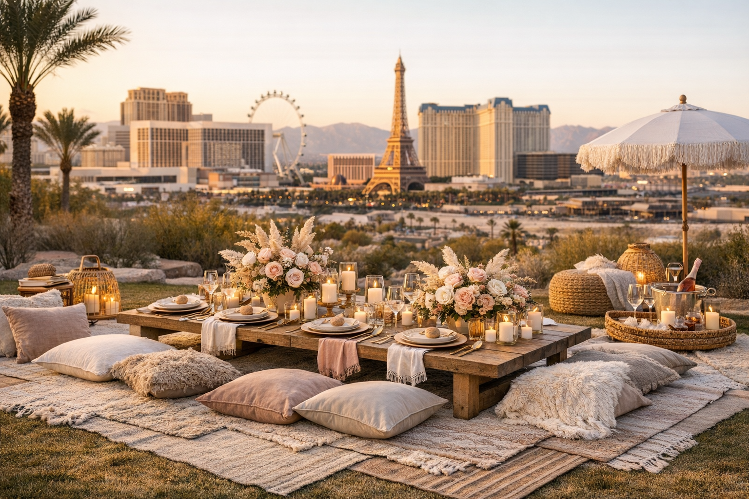 Luxury Picnic Setup Las Vegas for Stylish Private Events