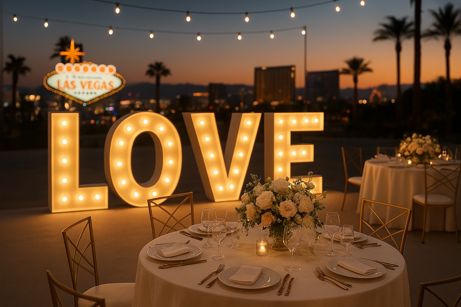 Marquee Letter Rentals in Las Vegas for Weddings, Parties, and Events