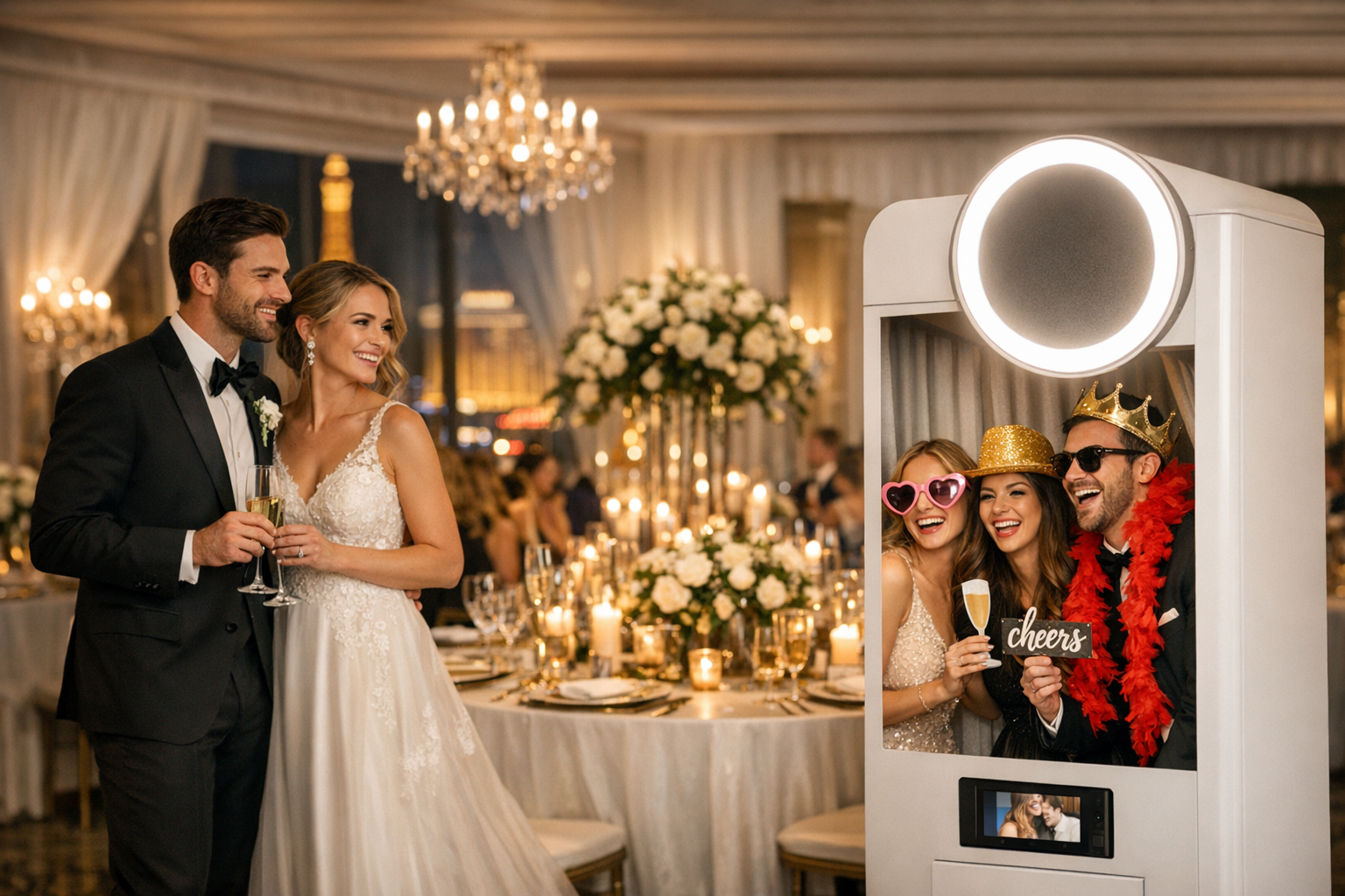 Why a Photo Booth for Weddings in Las Vegas Makes the Reception Unforgettable
