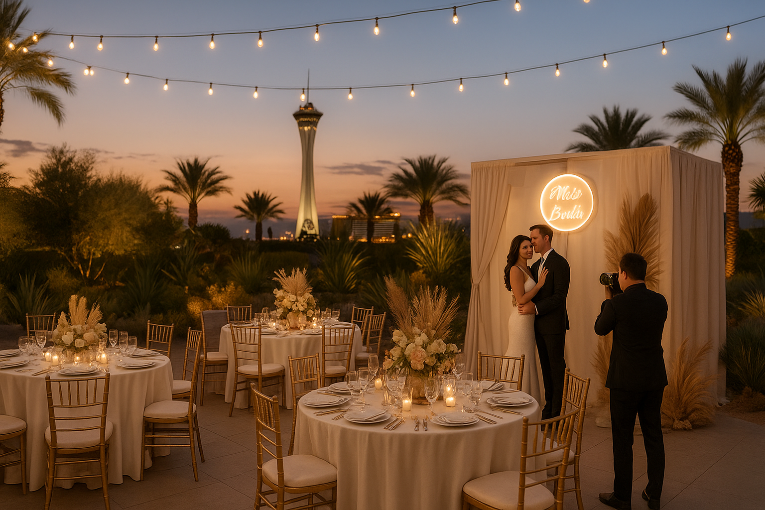 Wedding Reception Ideas in Las Vegas for a Stylish Celebration