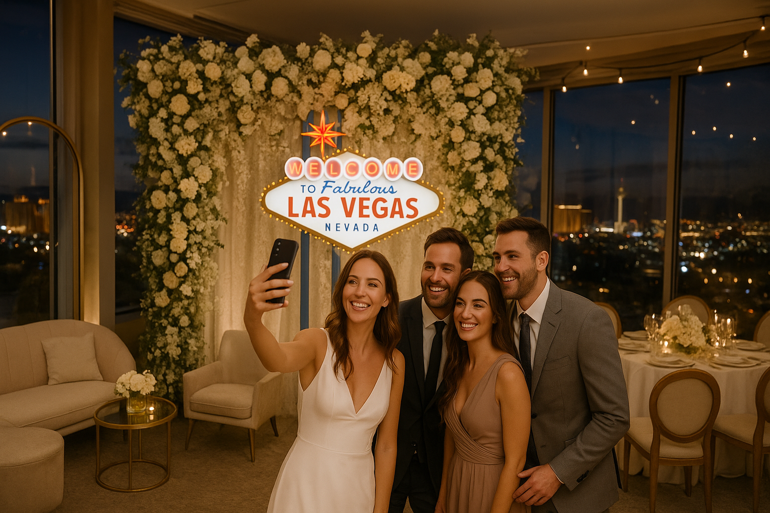 Wedding Selfie Station Las Vegas: A Stylish Way to Capture Every Moment