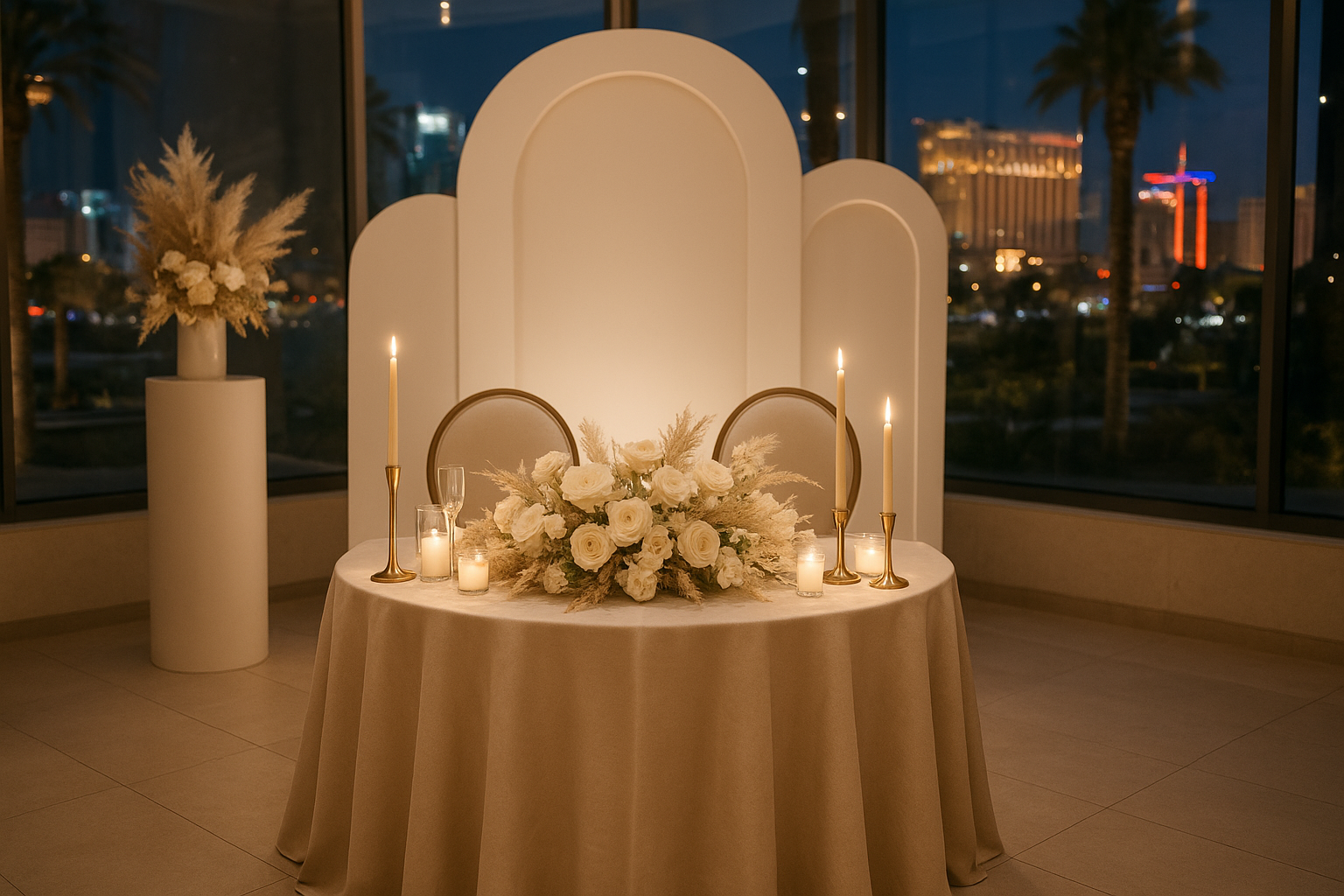 Wedding Sweetheart Table Rentals in Las Vegas